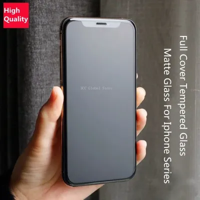 Matte Tempered Glass For iPhone 15 14 13 12 11 Pro Max Screen Protector Film For iPhone 14 Pro Max X XR XS Max 13 mini Glass