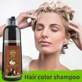 400ml Hair Wash Brown Shampoo Beauty Brown Nutrition Moisturizing Turn Brown Hair Shampoo Coloring