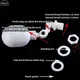 1pcs POM White Inlet Float Valve Adjustable Auto Fill Float Ball Valve Water Control Switch For