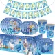 Cinderella Princess Birthday Party Supplies for Children Disposable Tableware 32inch Balloon