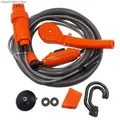 Portable 12V Camping Shower Kit Travel Shower Portable Shower Head Hose Water Pump for Outdoor