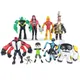 9pcs Ben 10 3-12 Anime Figure Ben Tennyson Ben Four Arms Grey Matter Heatblast Model Ornaments