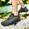 Breathable Summer Aqua shoes for men outdoor sneakers men water shoes Camping shoes for Walking