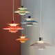 Colorful PH5Led pendant lamp Modern living room bedroom Danish designer umbrella Led suspended light
