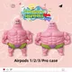 SpongeBob Patrick Star Case ForAirPods 1 2 3 Air Pods Pro Wireless Earphone Bluetooth Headset Case