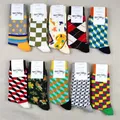 Happy Socks Men's Cotton Socks Four Seasons Thick Mid-Tube Sports Socks SIZE 41 to 46