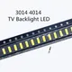 100pcs TV Backlight 3V LED SMD 3014 4014 Cool cold white LCD Backlight for TV Application 3000K