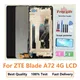 Original Mobile Phone LCD Display For ZTE Blade A72 4G Full With Frame Touch Screen Digitizer