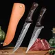 Forged Slaughter Boning Knife Meat Cleaver Butcher Fish Knife Kitchen Bone Meat Fish Sushi Knife