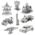 3D Metal Puzzle Merry-Go-Round ST.Isaacs Cathedral Butterfly Nautilus model KITS Assemble Jigsaw