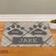 Gift For Pet Home Pu Material Personalized Feeding Placemat Waterproof Dogs And Cats Feeder Mat Pet