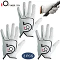 Men Golf Gloves All Cabretta Leather Grip Lh Rh Comfortable Durable Fit S M Large XL Glove