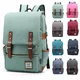 Fashion Vintage Laptop Backpack Women Canvas Bags Men canvas Travel Leisure Backpacks Retro Casual
