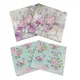 20pcs/set Disposable Napkins Flower Pattern Paper Handkerchiefs Tissue Wedding Birthday Party