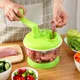 Powerful Manual Meat Grinder Hand-power Food Chopper Mincer Mixer Blender to Chop Meat Fruit