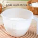 Clear Large Capacity Measuring Cup Egg Beating Bowl Handle Bowl Liquid Mixing Measuring Bowl with