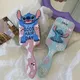 Disney Anime Figures Stitch Air Cushion Massage Combs Anime Cartoon Children Comb Hair Brush