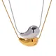 Uworld Fashion Jewelry 18K Gold Plated Water Drop Hollow out Tear Drop Pendant Women Necklaces