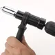 Electric Riveting Gun Adapter 2.4mm-4.8mm Rivet Nut Gun Drill Bit Nozzle Cordless Conversion