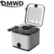2.5L Electric Deep Fryer Oil Oven Hotpot Adjustable Thermostat Fried Chicken Grill French Fries