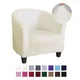 High Stretch Spandex Solid color Coffee Tub Sofa Armchair Seat Cover Protector Washable Furniture