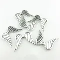 10Pcs/Lot Vintage Angel Feather Wings Spacer Beads Charms Making Fairy Wings Pendant Valentine's Day