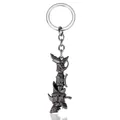 League of Jinx Cannon Keychain LOL Key Chain Keyring Legend Keychains for Men Women Game Accessories