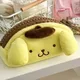 Sanrio Pom Pom Purin Cartoon Plush Toys Kawaii Large Zippered Pencil Case Students High Capacity