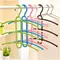 Plastic Fishbone 3 Layer Multifunctional Clothes Hanger Wardrobe Clothes Hanger Anti-skid Clothes