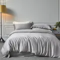 Natural Silk Bedding Set Luxury Quilt Cover Set Soft Duvet Cover Flat Sheet Pillowcases Queen King