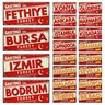 Muslimturchia Istambul spagna City Vintage Metal Sign piatto decorativo Wall Garage Home Decor