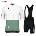KBORA Team Cycling Jersey Set per uomo abbigliamento da bici da corsa abbigliamento da ciclismo
