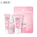 LAIKOU Sakura Anti-aging Brightening Moisturizing Skin Care Serum Eye Cream Face Cream 3 Piece Set