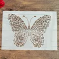 A4 29 *21cm DIY Stencils Wall Painting Scrapbook Coloring Embossing Album Decorative Paper Card