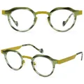 Glasses Women Luxury Brand Design High Quality Eyeglasses Frame Striped Unisex Trend