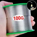 100/20g Easy Melt Solder Wire Stainless Steel Low Temperature Aluminum Copper Iron Metal Weld Cored