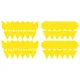 12pcs Yellow Flies Sticky Traps Bugs Flying Traps Catching Aphid Pest Outdoor for Fruit Fly Fungus