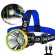Portable Led Headlamp Rechargeable Waterproof Super Bright Head-mounted Flashlight Torch for Fishing