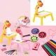 Kids Mini Led Art Drawing Table Toy Set with Box Projector Painting for Kid Small Drawing Board Desk