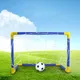 Indoor Outdoor Mini Folding Soccer Goal Post Net Set + Pump Home Game With Inflatable Football Sport