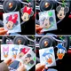 Disney Anime Figure Mickey Minnie Car Perfume Film Rearview Mirror Pendant Car Gift Air Freshener