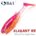 B&U 7cm soft bait Pike Zander Predator Fishing 3d eyes Soft lure Fishing lures