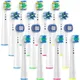 Toothbrush Replacement Heads Refill for Braun Oral-B Electric Toothbrush Pro1000 Pro 3000 Pro5000