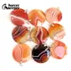 Women & Men Fashion Jewelry Round Pendants Necklaces With Chain Wholesale Natural Botswana Agate