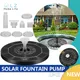 Solar Fountain Pump with 6 nozzles Solar Bird Bath Fountain Water Pump Swimming Pool Fish