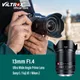 VILTROX 13mm for Sony E Nikon Z Fuji X Mount Lens F1.4 Large Aperture Auto Focus Ultra Wide Angle