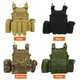 Gear Tactical Vest Body Armor HuntingNylon Pouch Molle Plate Carrier Airsoft Accessories 6094