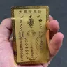 2024 Tai Sui amuleto carta Feng Shui preghiera oro carta esorcista protezione regalo Buddha amuleto