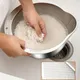 Multi-use Basin Rice Washing Bowl Vegetable Washer Metal Colander Stainless Steel Vegetable Strainer