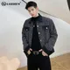 LUZHEN Pockets Decorate Fashion Jacket Men's Checked Design 2024 Spring Trendy Elegant New Original